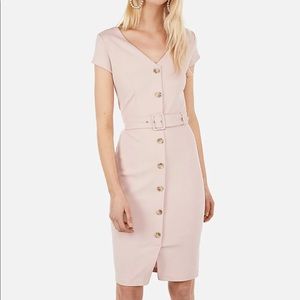 Express Belted Midi Dress